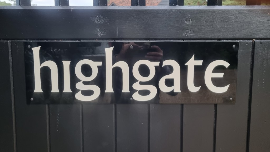 House Sign in Homage to "The Prisoner"
